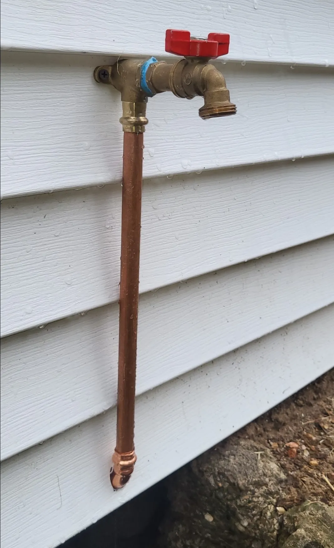 Outdoor faucet repair